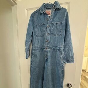 levi strauss denim jumpsuit
